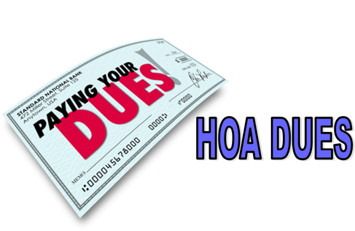 Are hoa dues prorated at closing