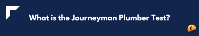 Free journeyman plumber practice test