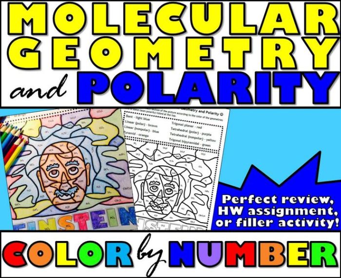 Color by number molecular geometry and polarity answer key