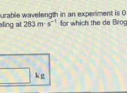 Wavelength assuming measurable transcribed