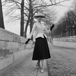 Dior post war fashion of nipped in waists