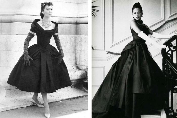 Dior post war fashion of nipped in waists