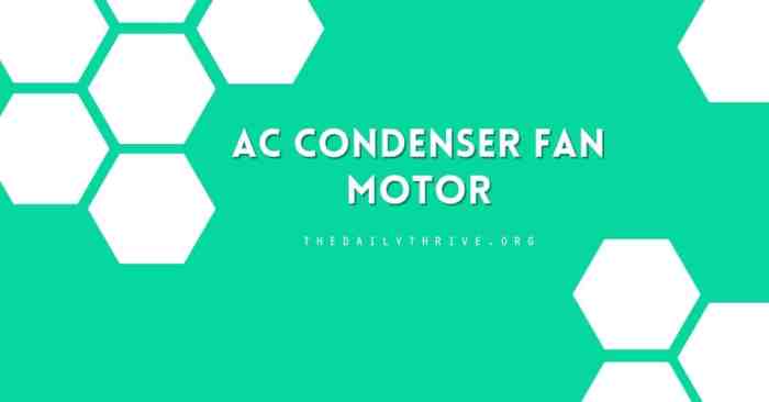 Condenser fan car